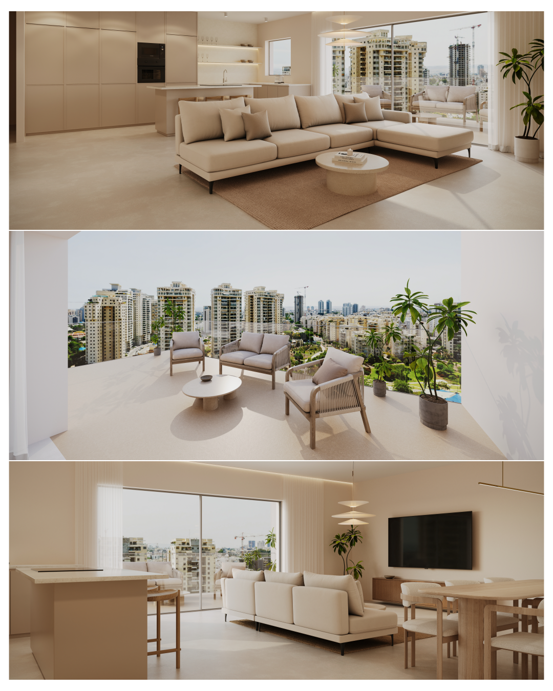 Luxury villa real-time architectural visualization